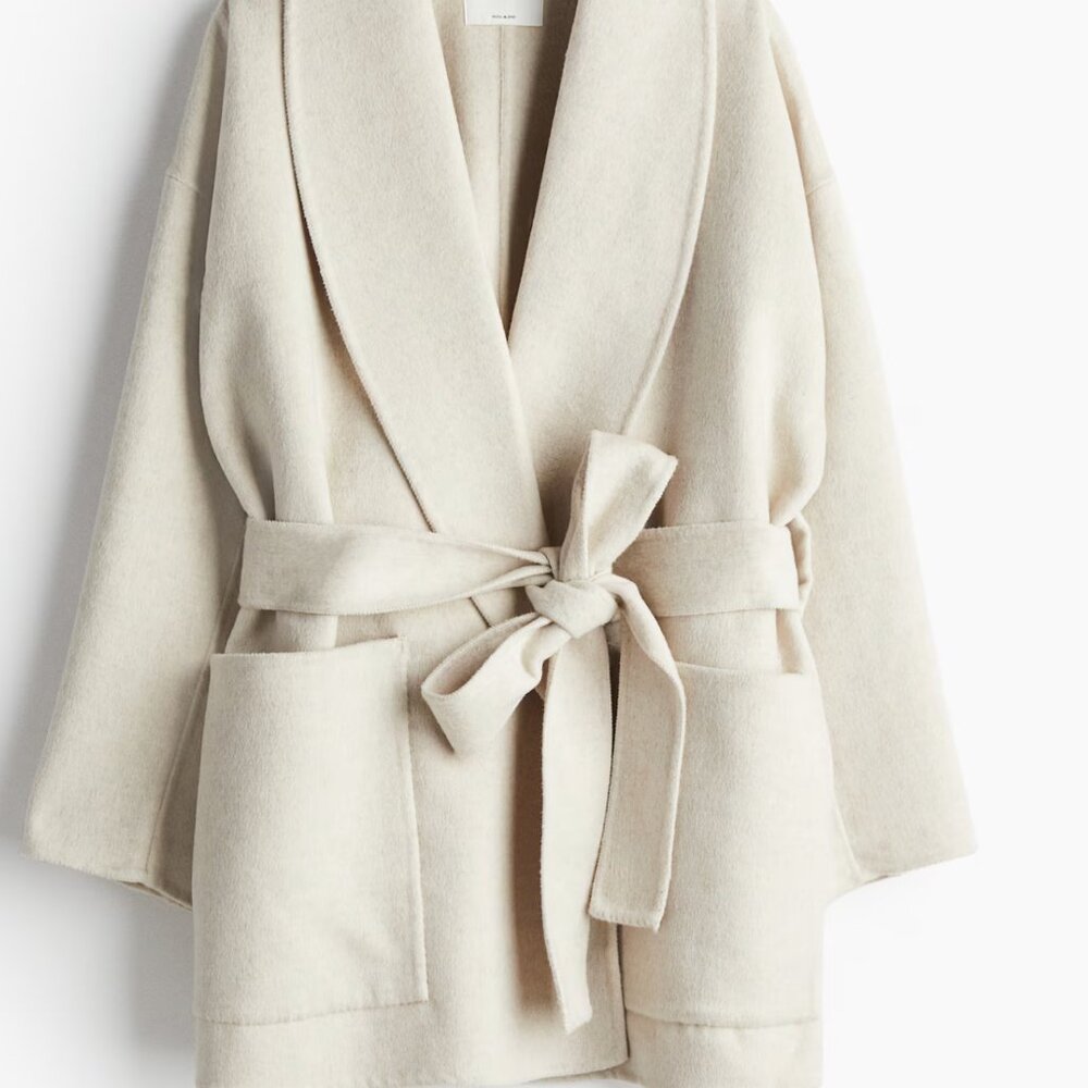 Handmade Wool-Blend Coat